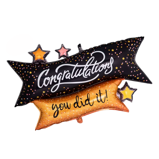 Congrats you did it!
