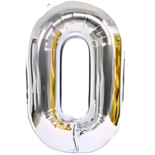 Números de globo - Oro