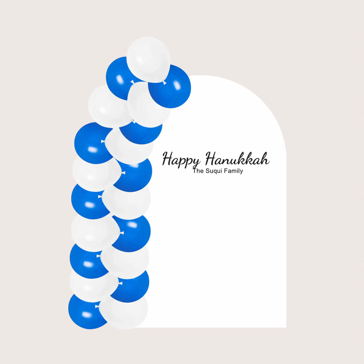 Grab-n-Go Hanukkah Structured Garland + Foam Board